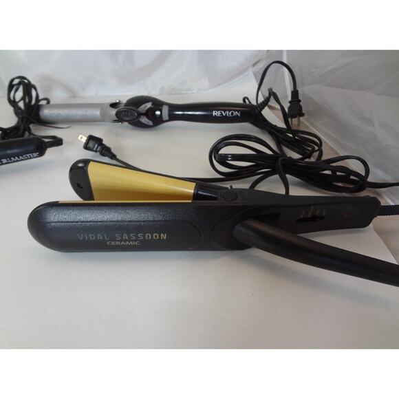 Revlon - 1 inch Curling Iron & Vidal Sassoon VS195 2" Ceramic Hair Straightener - Picture 2 of 4